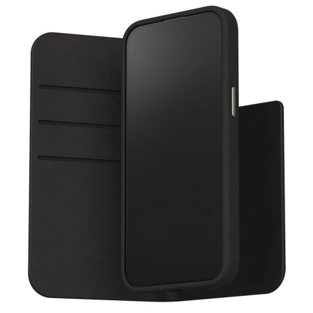 Moshi Overture Case with Detachable Magnetic Wallet Midnight Black for iPhone 15 Pro (99MO231203)